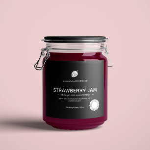 Jam Jar Label Packaging-ontwerp Sparkling Wijnetiket