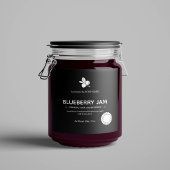 Jam Jar Label Packaging-ontwerp Sparkling Wijnetiket