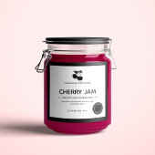Jam Jar Label Packaging-ontwerp Sparkling Wijnetiket