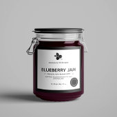 Jam Jar Label Packaging-ontwerp Sparkling Wijnetiket
