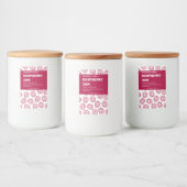 Jam Jar Label Packaging-ontwerp Voedselcontainer Etiket (Flessen)