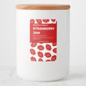 Jam Jar Label Packaging-ontwerp Voedselcontainer Etiket (Voorkant)