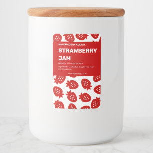 Jam Jar Label Packaging-ontwerp Voedselcontainer Etiket