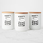 Jam Jar Label Packaging-ontwerp Voedselcontainer Etiket (Flessen)