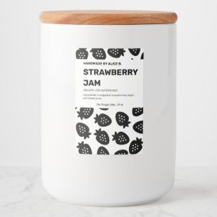 Jam Jar Label Packaging-ontwerp Voedselcontainer Etiket