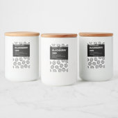 Jam Jar Label Packaging-ontwerp Voedselcontainer Etiket (Flessen)