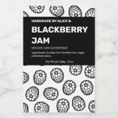 Jam Jar Label Packaging-ontwerp Voedselcontainer Etiket (Enkel label)