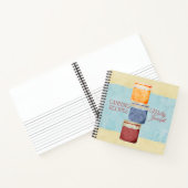 Jam Jars home conserven van gepersonaliseerd kookb Notitieboek (Binnen)