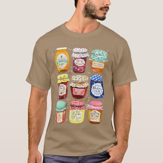 Jam Jars Relaed Funny for Men Women gift T-shirt (Voorkant)