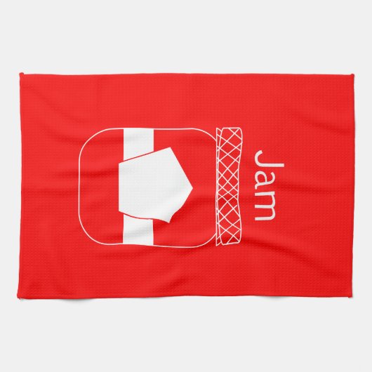 "Jam" Kitchen Tea Towel Theedoek (Horizontaal)