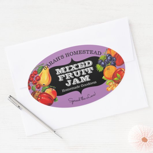 Jam Label Fruit-reserve (Envelop)