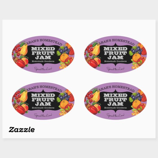  Jam Label Fruit-reserve (Vel)