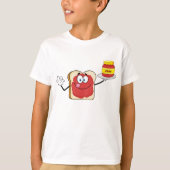 Jam on Toast Happy Face T-Shirt (Voorkant)