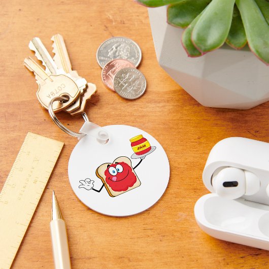 Jam op Toast Sleutelhanger