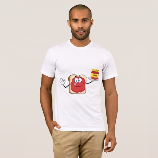 Jam op Toast T-shirt (Voorkant volledig)