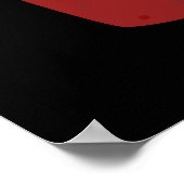 Jam-pire Funny Vampire Jam Pun Dark BG Poster (Hoek)