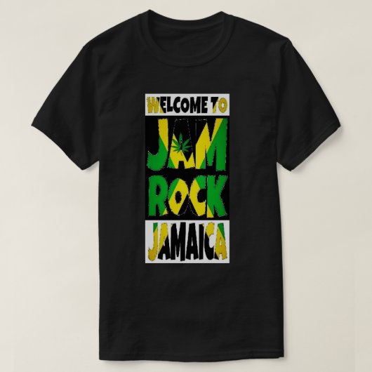 JAM ROCK JAMAiCA - T Shirt / lightshirtz (Design voorkant)