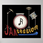 Jam-sessie Poster (Voorkant)