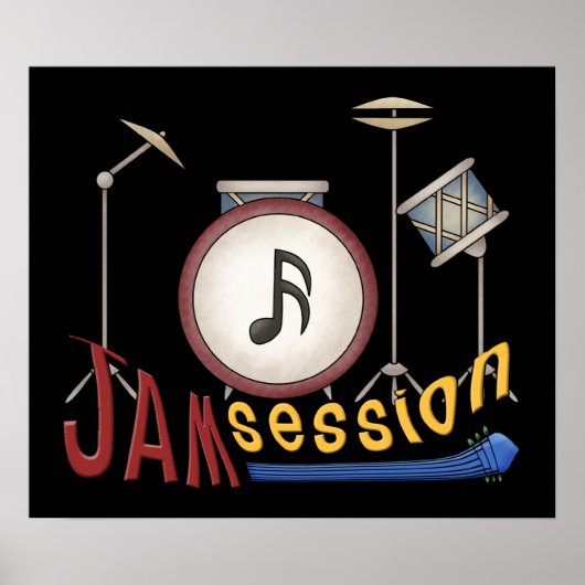 Jam-sessie Poster (Voorkant)