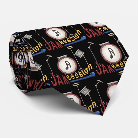 Jam-sessie Stropdas (Opgerold)