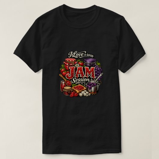 Jam Sessie T-shirt  (Design voorkant)