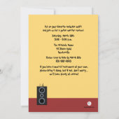 Jam Session - Birthday Party Invitation Kaart (Achterkant)