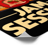Jam Session Music Pun Jelly Lover Poster (Hoek)