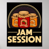 Jam Session Music Pun Jelly Lover Poster (Voorkant)