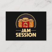 Jam Session Music Pun Jelly Lover Visitekaartje (Voorkant)
