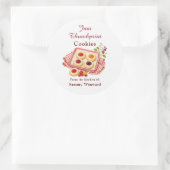 Jam Thumbprint Koekje Cadeau Label (Tas)