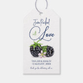 Jam verpakt met liefde Blackberry Fruit | Bruiloft Cadeaulabel (Voorkant)