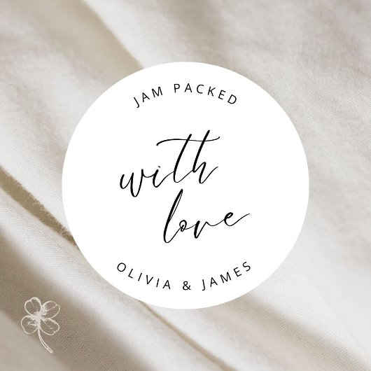 Jam verpakt met liefde Stickers