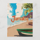  Jamacia Travel Poster Briefkaart (Voorkant)