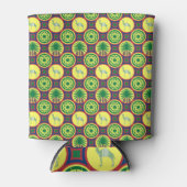 Jamahiri ® Libya | Africa Pattern Blikjeskoeler (Voorkant)