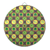 Jamahiri ® Libya | Africa Pattern Dartbord (Voorkant)