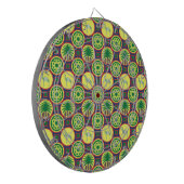 Jamahiri ® Libya | Africa Pattern Dartbord (Voorkant Links)