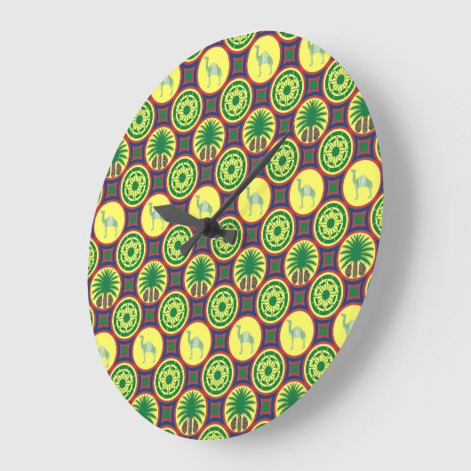 Jamahiri ® Libya | Africa Pattern  Grote Klok (Hoek)