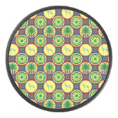 Jamahiri ® Libya | Africa Pattern Hockey Puck (Voorkant)