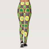 Jamahiri ® Libya | Africa Pattern Leggings (Achterkant)