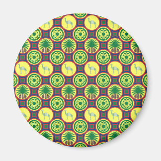 Jamahiri ® Libya | Africa Pattern  Magneet