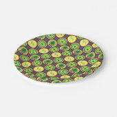 Jamahiri ® Libya | Africa Pattern  Papieren Bordje (Gekanteld)