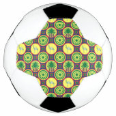 Jamahiri ® Libya | Africa Pattern Voetbal (Voorkant)