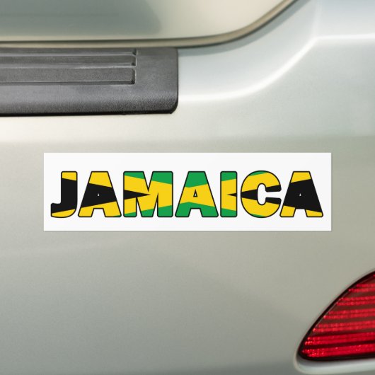 Jamaica 004 bumpersticker (Op auto)