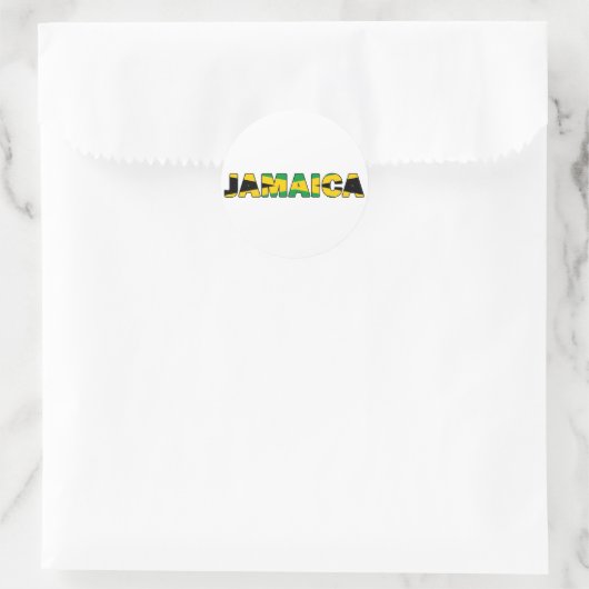 Jamaica 007 ronde sticker (Tas)