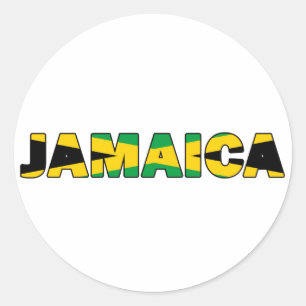 Jamaica 007 ronde sticker
