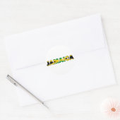 Jamaica 007 ronde sticker (Envelop)