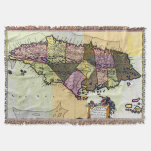  Jamaica 1680 Map Deken