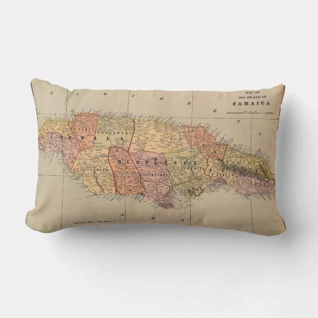 Jamaica 1901 kussen (Voorkant)