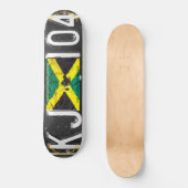 JAMAICA 1950. Skateboard (Voorkant)