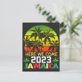 Jamaica 2023 We Komen Hier Briefkaart (Staand voorkant)